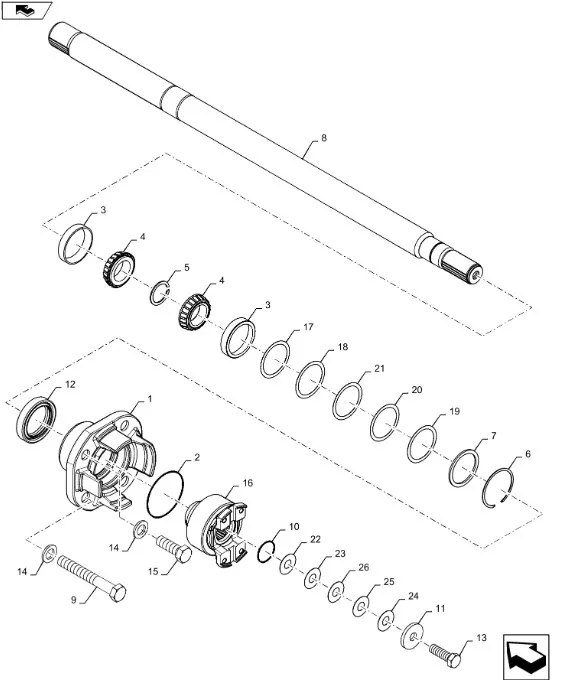 337680A1 - Шайба 0,2мм толщ. вилки вала привода моста передн. с муфты торм. парк. КПП TGT8./Mg.